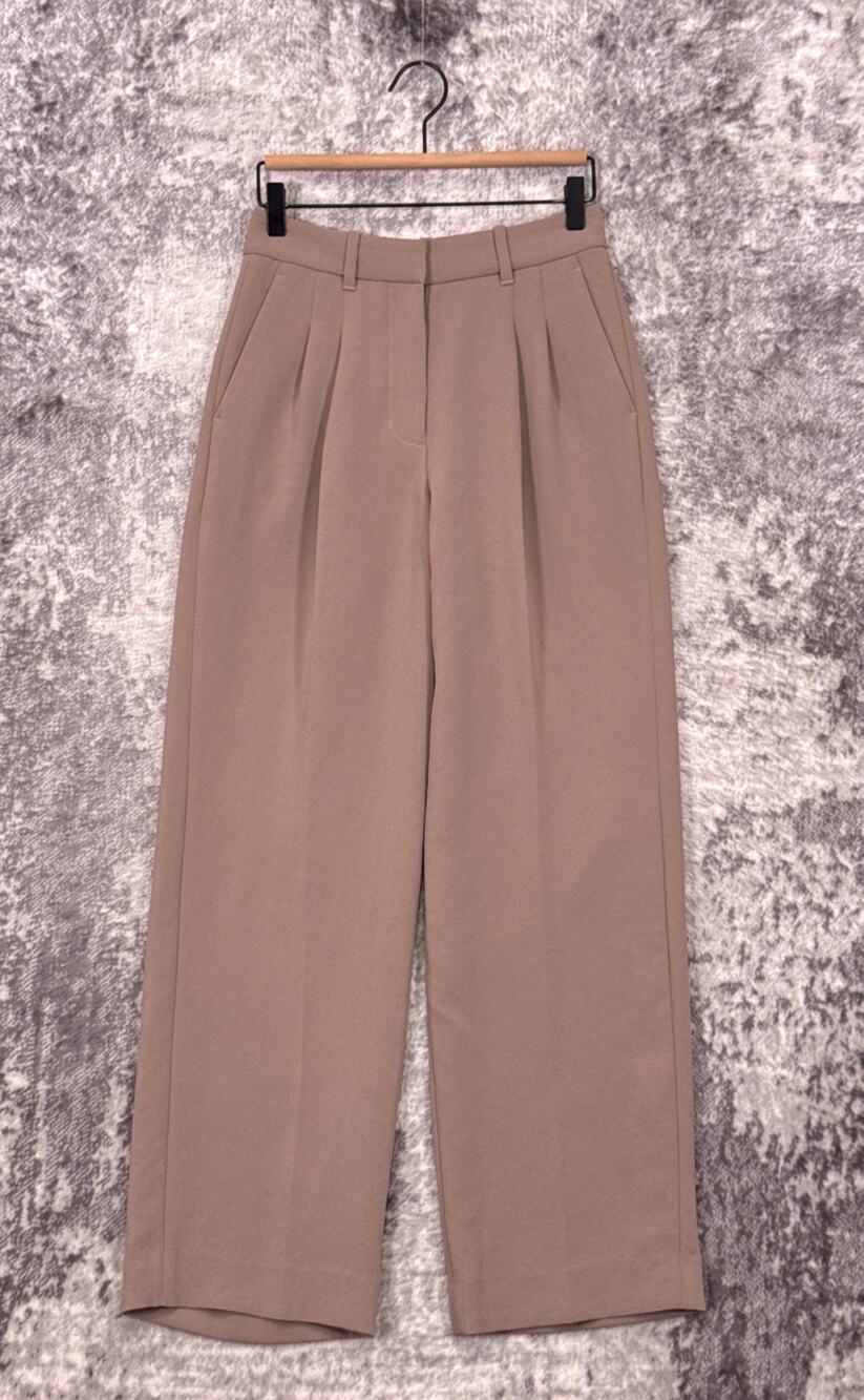 Aritzia The Effortless Pants 2 Womens Curve Fit Crepette Wide Leg Trouser